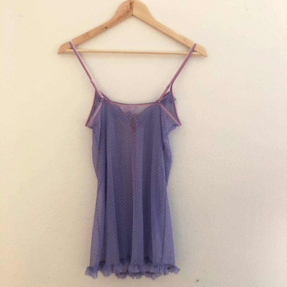 Victoria’s Secret Sheer Cotton Candy Teddy Medium - Picture 6 of 6